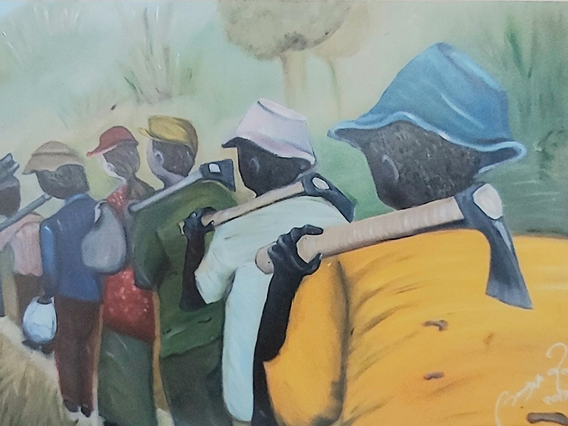 Pintura autorais de trabalhadores rurais de Benizete Ramos de Medeiros
